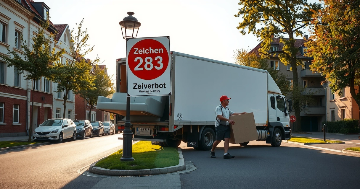 Halteverbotszone für Umzug in Hannover beantragen: So geht's – Umzug & Transport